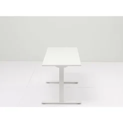 Tische-KARE Design Schreibtisch Office Smart Weis Weis 120X70