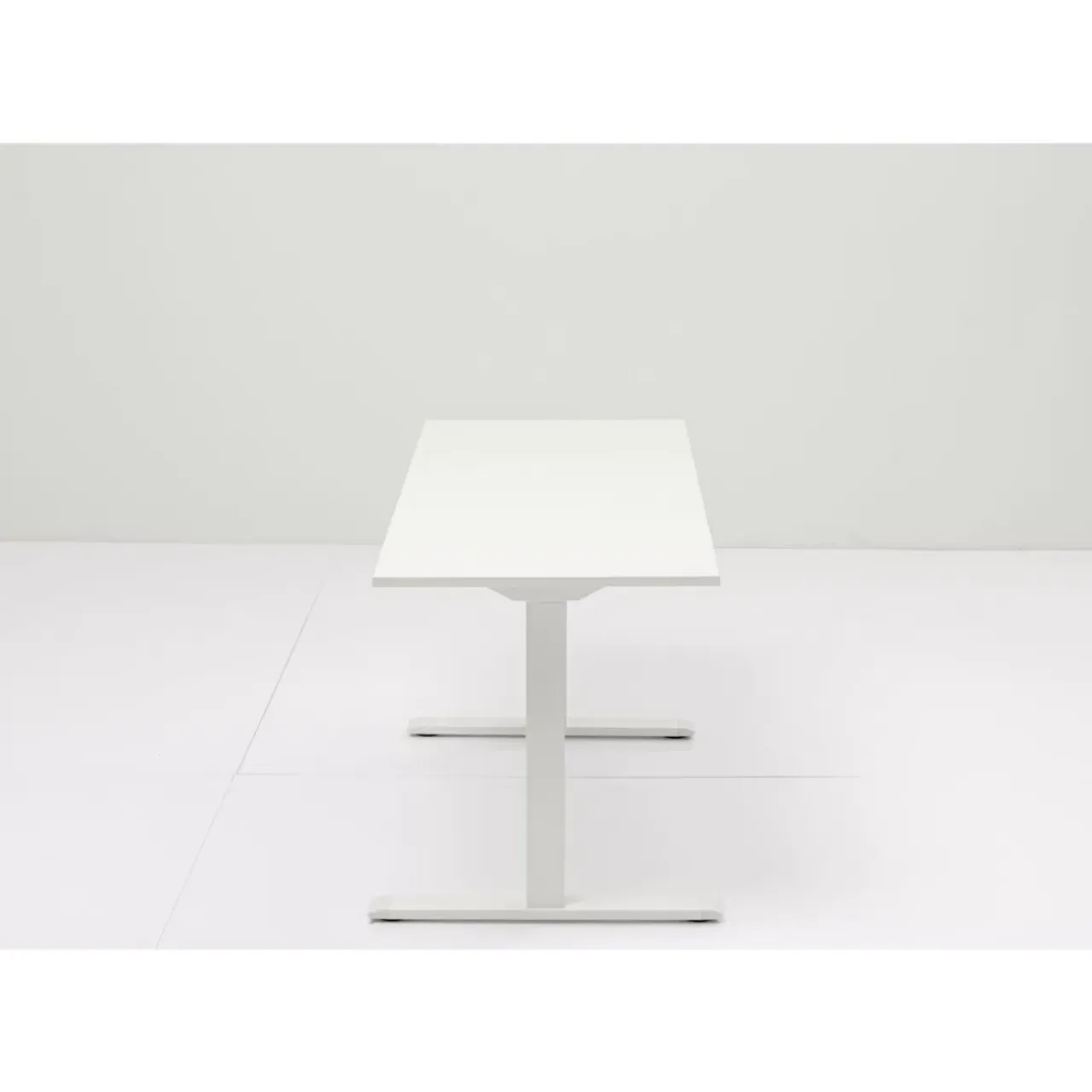 Tische-KARE Design Schreibtisch Office Smart Weis Weis 120X70