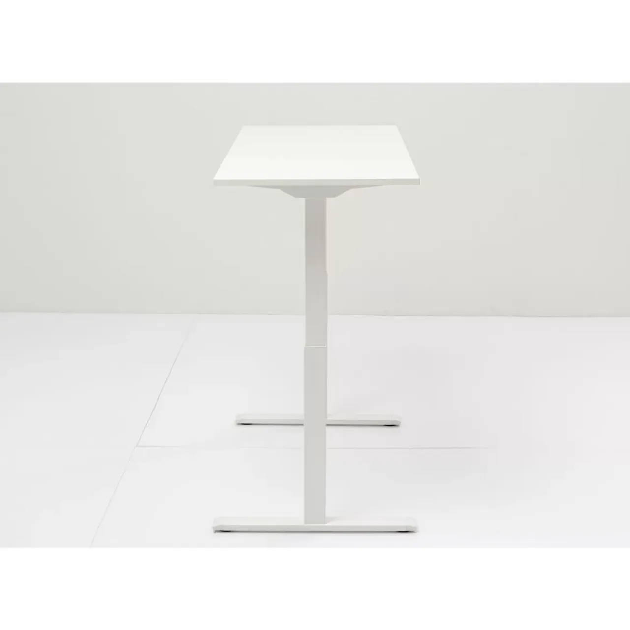 Tische-KARE Design Schreibtisch Office Smart Weis Weis 120X70