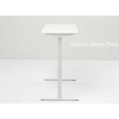 Tische-KARE Design Schreibtisch Office Smart Weis Weis 120X70