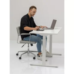 Tische-KARE Design Schreibtisch Office Smart Weis Weis 120X70
