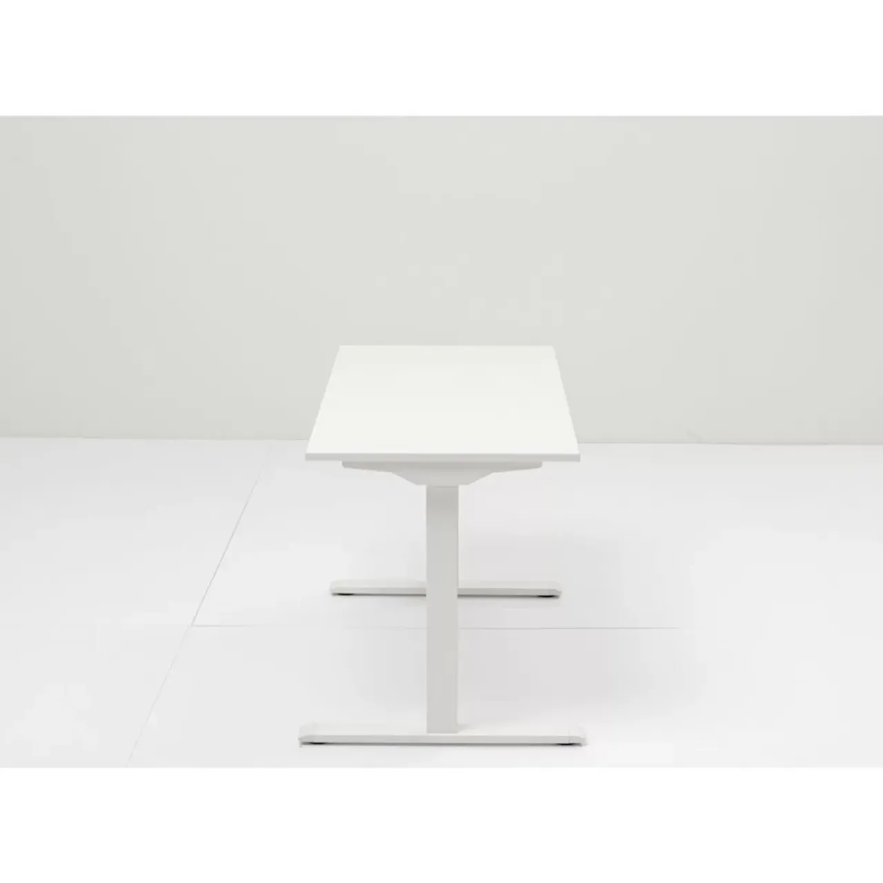 Tische-KARE Design Schreibtisch Office Smart Weis Weis 120X70