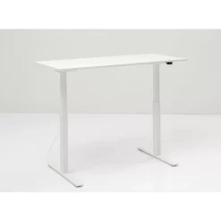 Tische-KARE Design Schreibtisch Office Smart Weis Weis 120X70