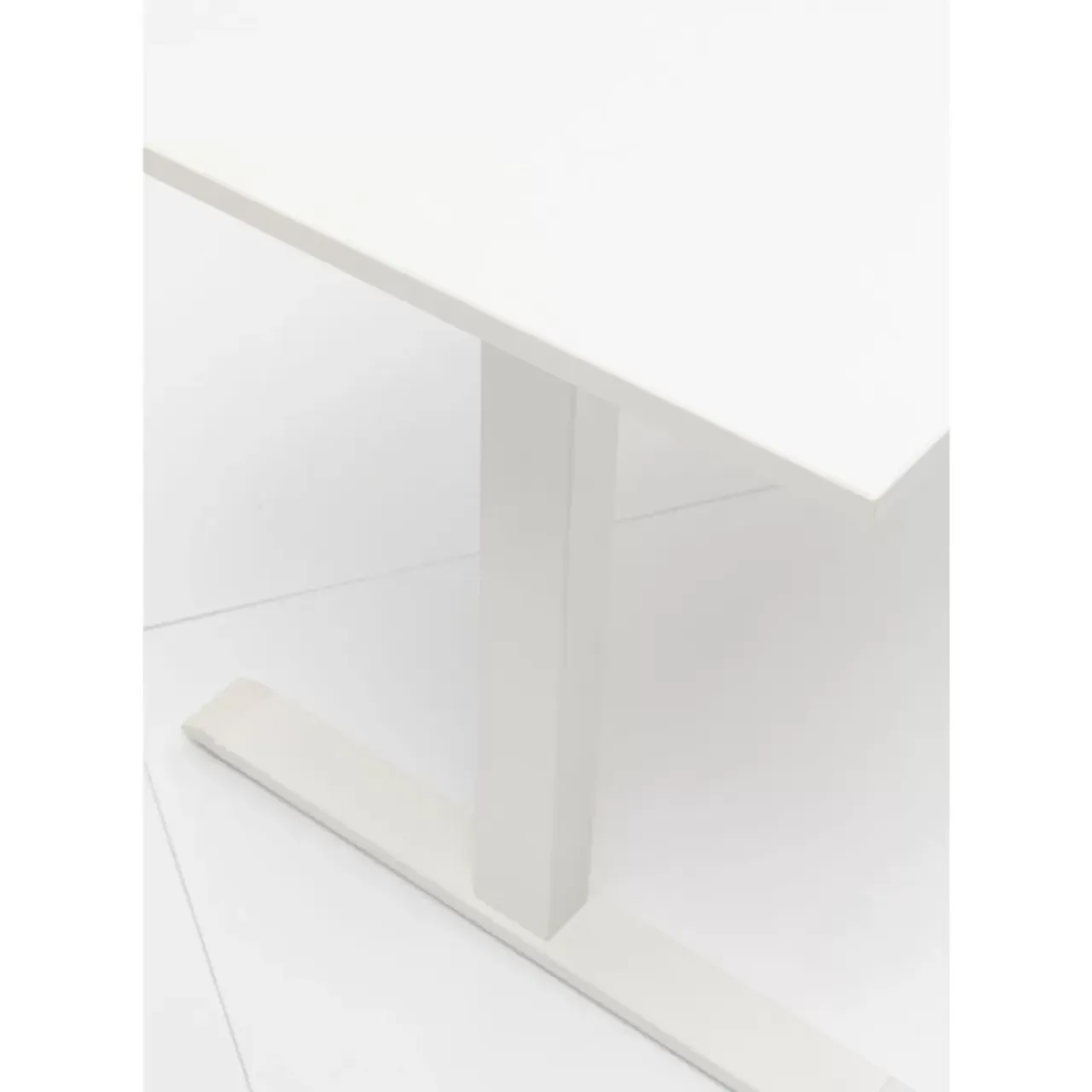Tische-KARE Design Schreibtisch Office Smart Weis Weis 120X70