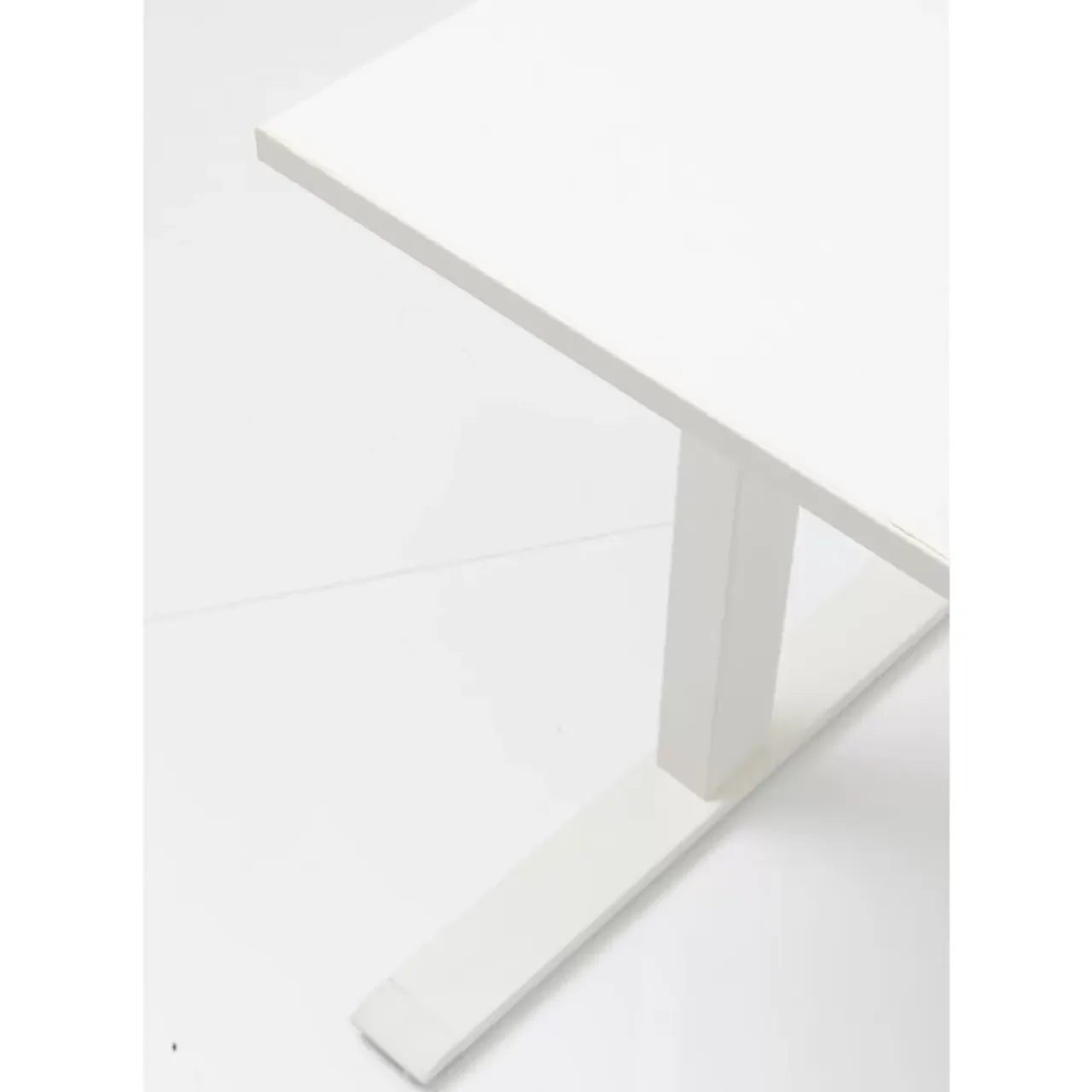 Tische-KARE Design Schreibtisch Office Smart Weis Weis 120X70