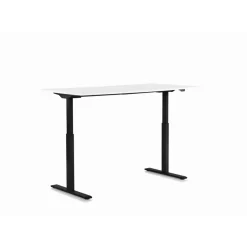 Tische-KARE Design Schreibtisch Office Smart Schwarz Weis 160X80