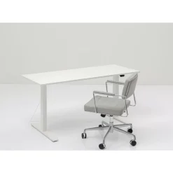 Tische-KARE Design Schreibtisch Office Smart Weiss Weiss 160X80