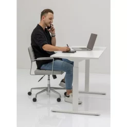 Tische-KARE Design Schreibtisch Office Smart Weiss Weiss 160X80