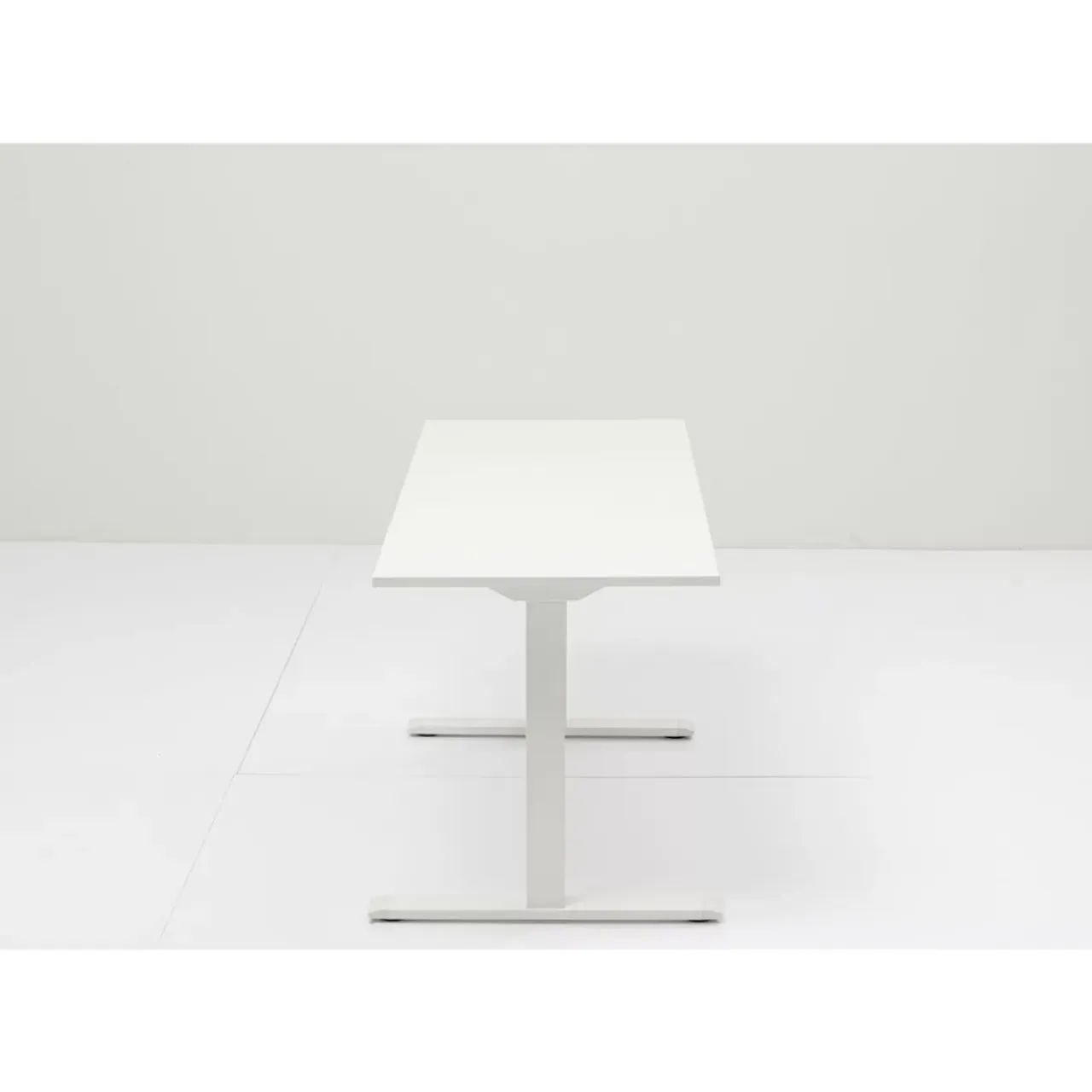 Tische-KARE Design Schreibtisch Office Smart Weiss Weiss 140X60