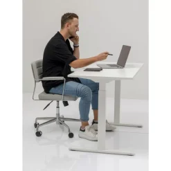 Tische-KARE Design Schreibtisch Office Smart Weiss Weiss 140X60