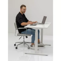 Tische-KARE Design Schreibtisch Office Smart Weiss Weiss 140X60