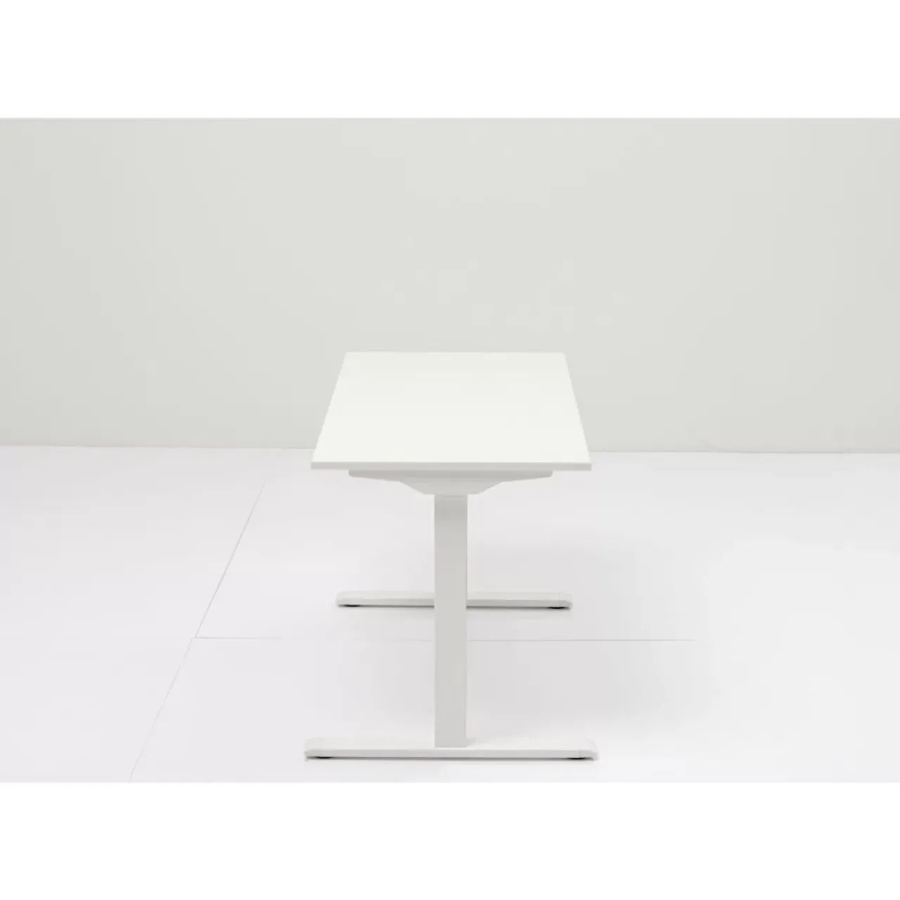Tische-KARE Design Schreibtisch Office Smart Weiss Weiss 140X60