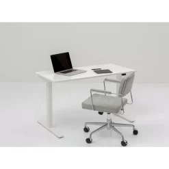 Tische-KARE Design Schreibtisch Office Smart Weiss Weiss 140X60