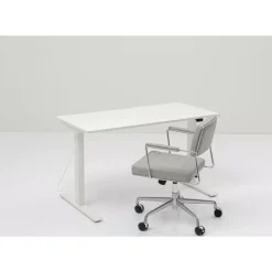 Tische-KARE Design Schreibtisch Office Smart Weiss Weiss 140X60