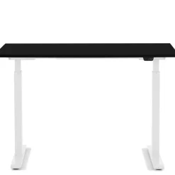 Tische-KARE Design Schreibtisch Office Smart Weis Schwarz 120X70