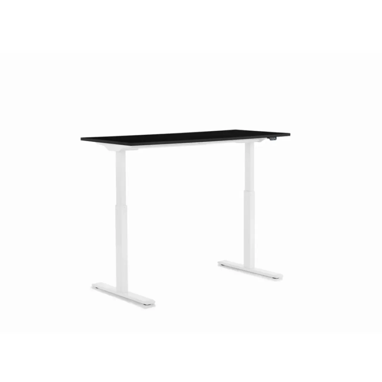 Tische-KARE Design Schreibtisch Office Smart Weis Schwarz 140X60