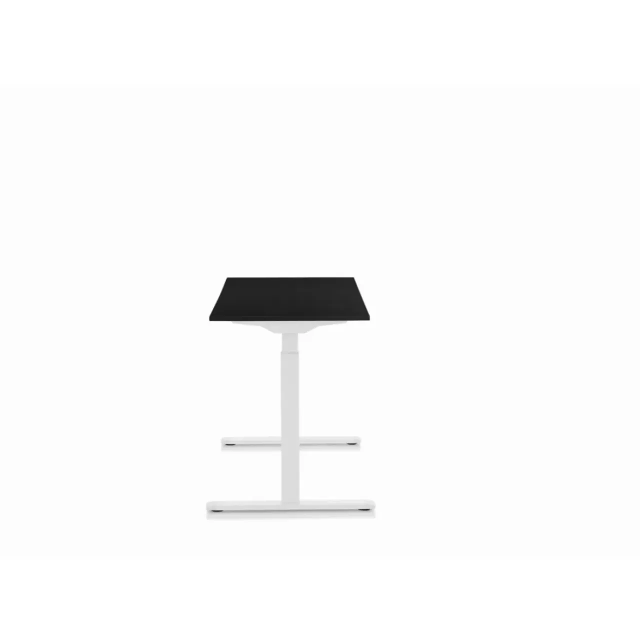 Tische-KARE Design Schreibtisch Office Smart Weis Schwarz 140X60