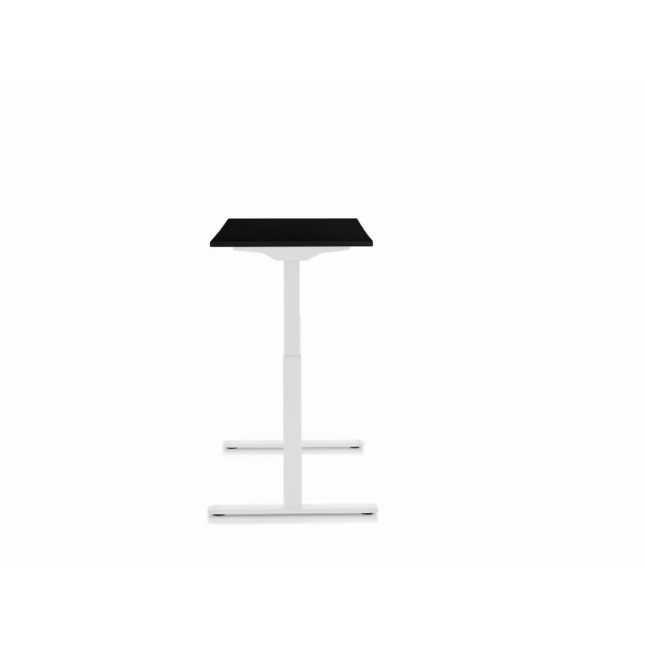 Tische-KARE Design Schreibtisch Office Smart Weis Schwarz 140X60