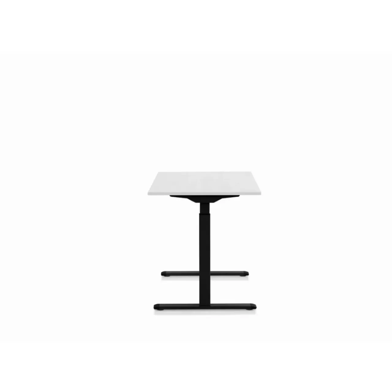Tische-KARE Design Schreibtisch Office Smart Schwarz Weis 140X60