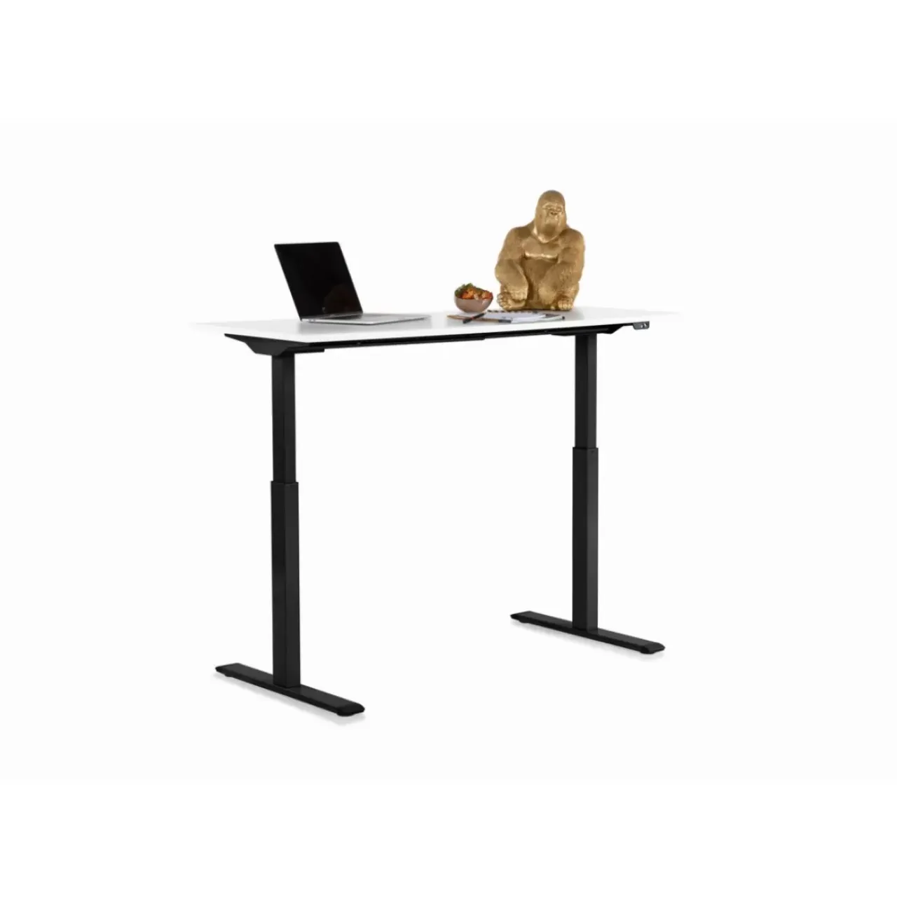 Tische-KARE Design Schreibtisch Office Smart Schwarz Weiss 120X70