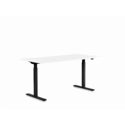Tische-KARE Design Schreibtisch Office Smart Schwarz Weiss 120X70