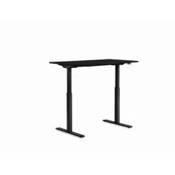Tische-KARE Design Schreibtisch Office Smart Schwarz Schwarz 120X70