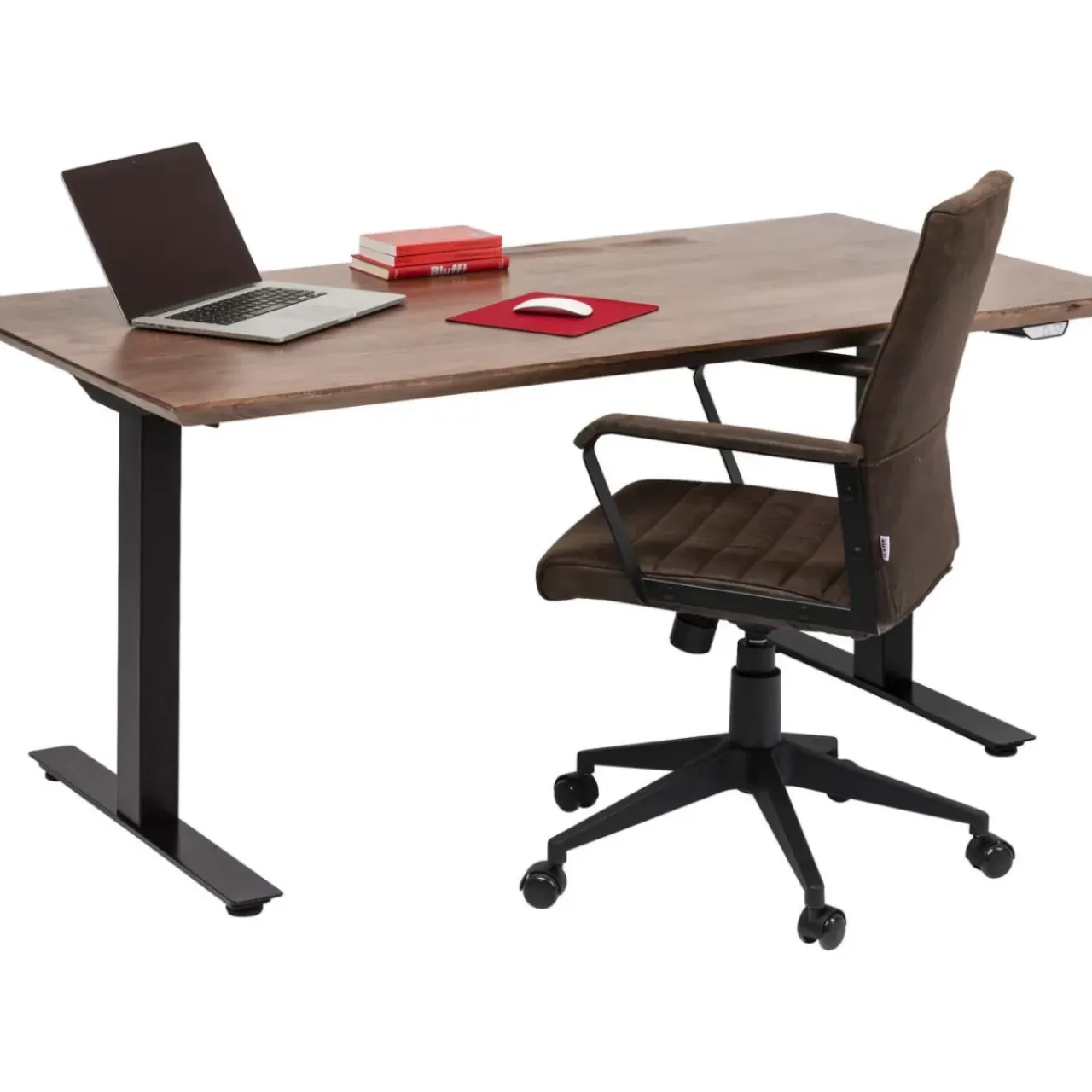 Tische-KARE Design Schreibtisch Office Symphony Dunkel Schwarz 160X80