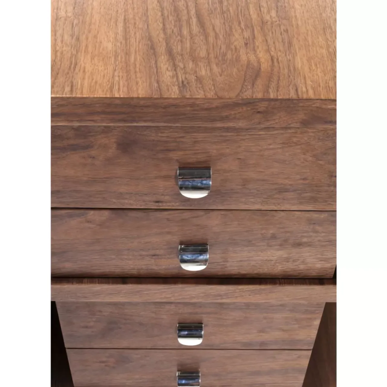 Tische-KARE Design Schreibtisch Soft Snake Walnut 150X70Cm