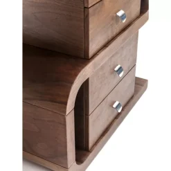 Tische-KARE Design Schreibtisch Soft Snake Walnut 150X70Cm