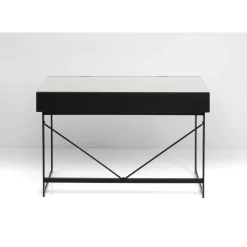 Tische-KARE Design Schreibtisch Soran Schwarz 120X50Cm