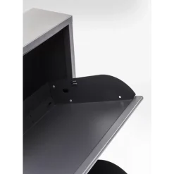 Kleinmöbel & Sonstiges-KARE Design Schuhkipper Caruso 3-Er Anthrazit (Mo)