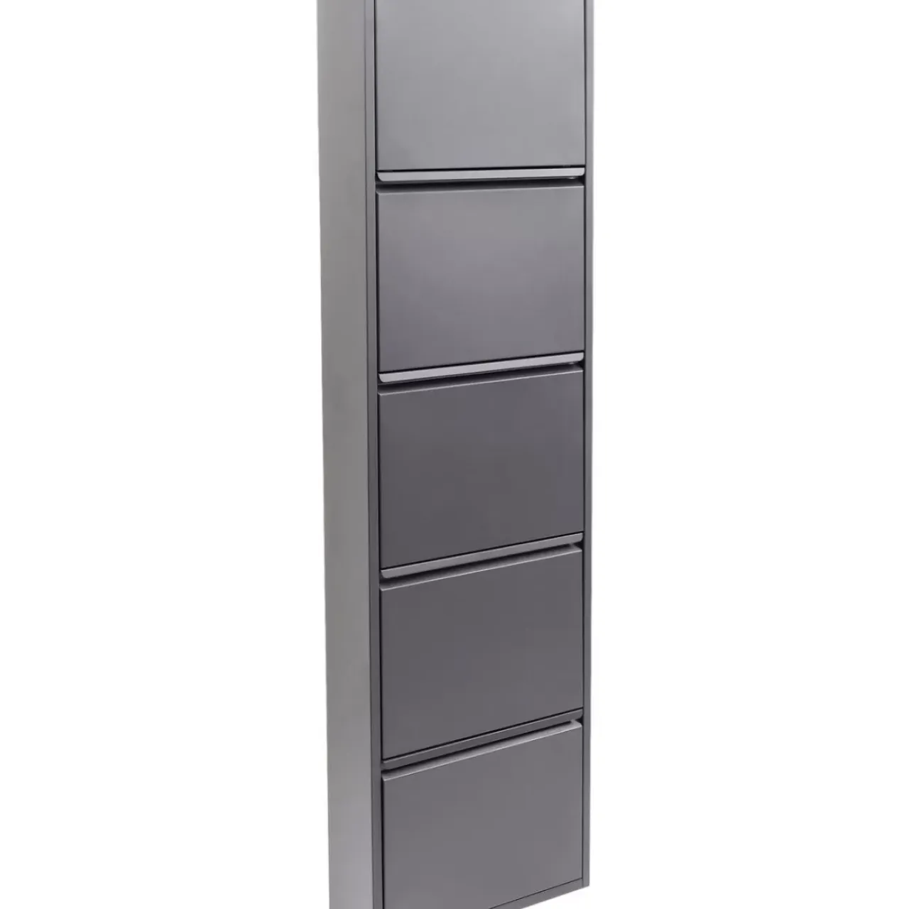 Kleinmöbel & Sonstiges-KARE Design Schuhkipper Caruso 5-Er Anthrazit (Mo)
