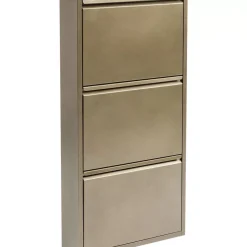 Kleinmöbel & Sonstiges-KARE Design Schuhkipper Caruso 3-Er Bronze (Mo)