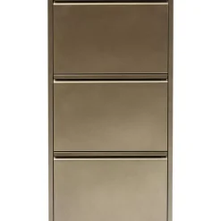 Kleinmöbel & Sonstiges-KARE Design Schuhkipper Caruso 3-Er Bronze