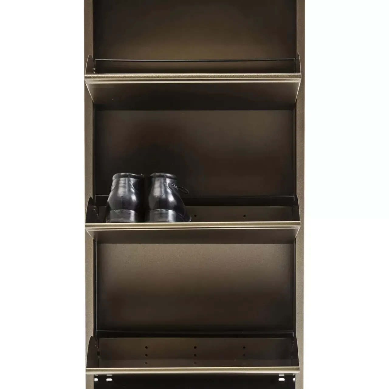 Kleinmöbel & Sonstiges-KARE Design Schuhkipper Caruso 3-Er Bronze