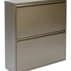 Kleinmöbel & Sonstiges-KARE Design Schuhkipper Caruso 2-Er Doppel Bronze