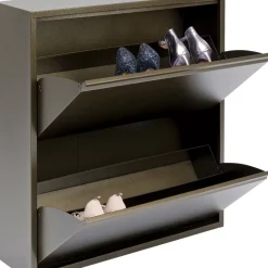 Kleinmöbel & Sonstiges-KARE Design Schuhkipper Caruso 2-Er Doppel Bronze