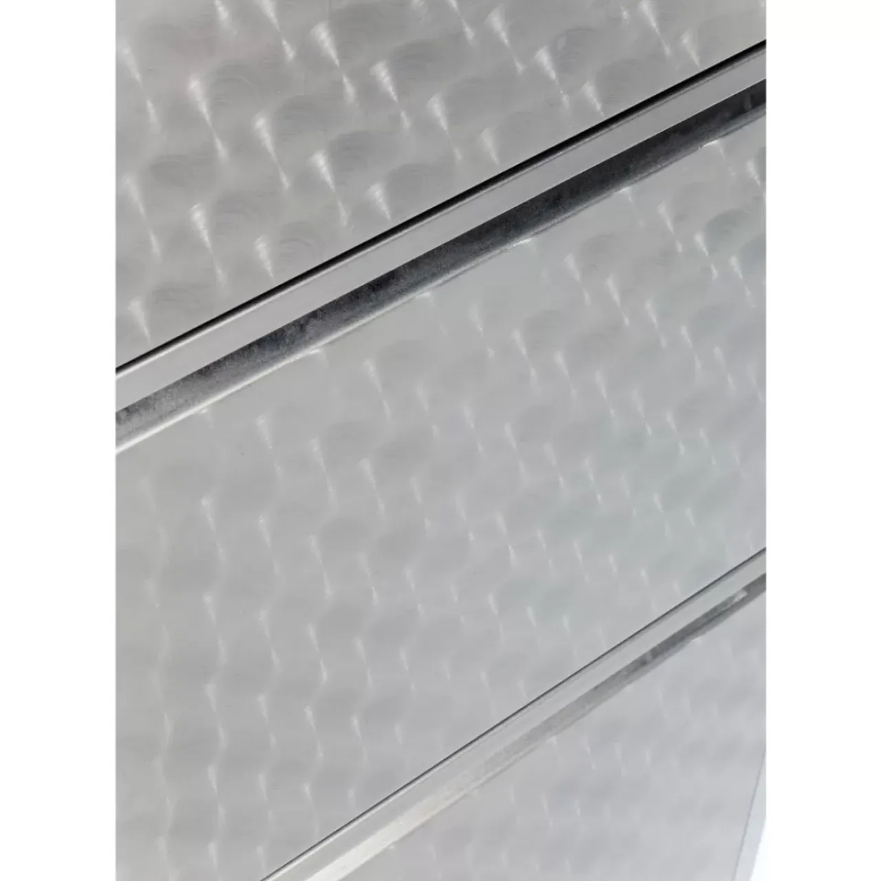 Kleinmöbel & Sonstiges-KARE Design Schuhkipper Caruso 3-Er Silber/Geflext (Mo)