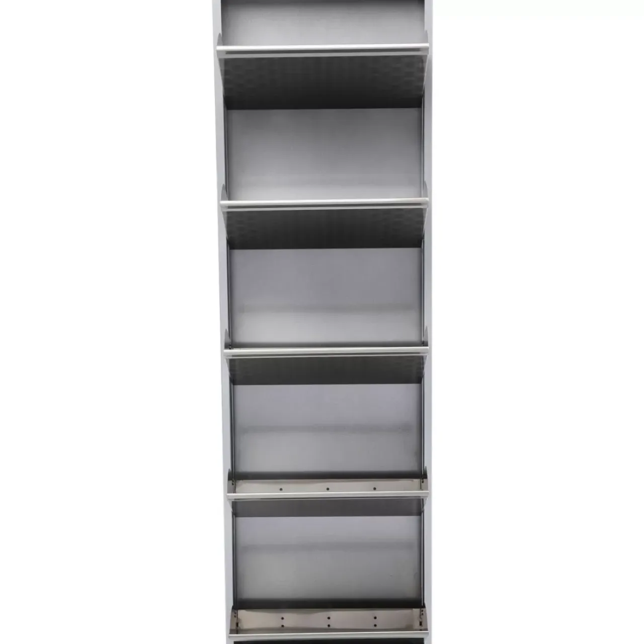 Kleinmöbel & Sonstiges-KARE Design Schuhkipper Caruso 5-Er Silber/Geflext