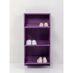 Kleinmöbel & Sonstiges-KARE Design Schuhkipper Caruso 3-Er Violet