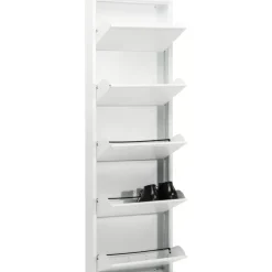 Kleinmöbel & Sonstiges-KARE Design Schuhkipper Caruso 5-Er Weiss