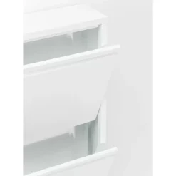 Kleinmöbel & Sonstiges-KARE Design Schuhkipper Caruso 3-Er Weiss (Mo)