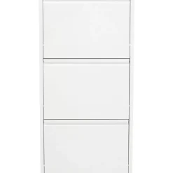 Kleinmöbel & Sonstiges-KARE Design Schuhkipper Caruso 3-Er Weiss