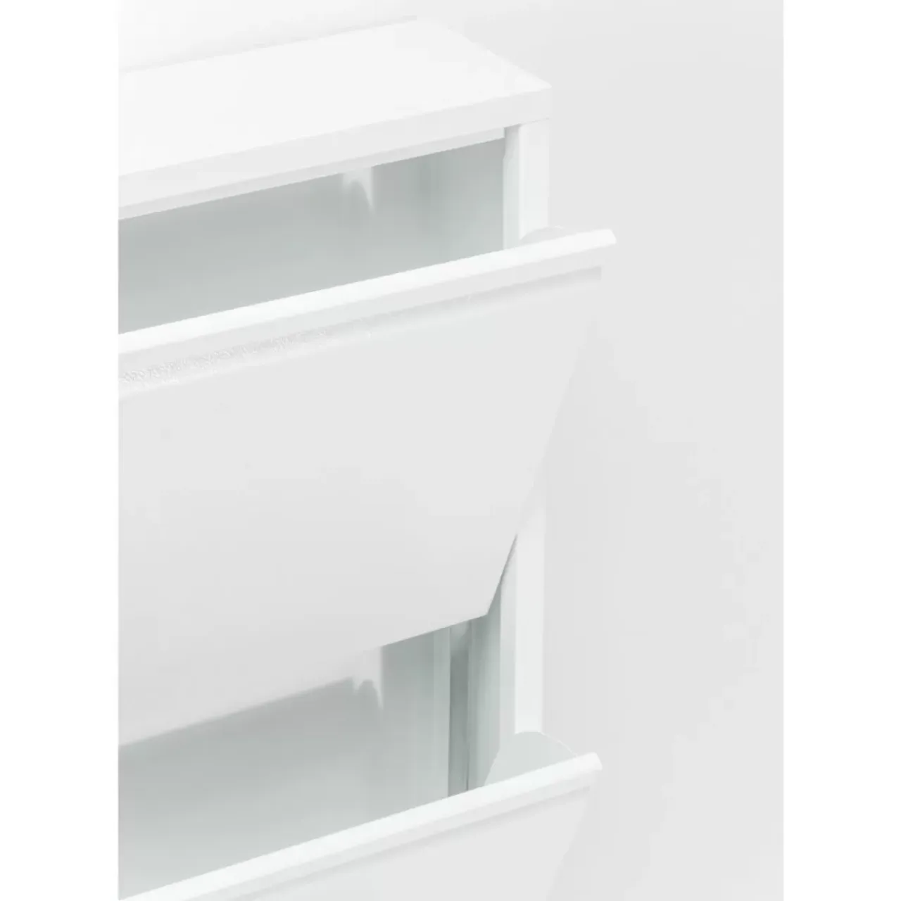 Kleinmöbel & Sonstiges-KARE Design Schuhkipper Caruso 3-Er Weiss