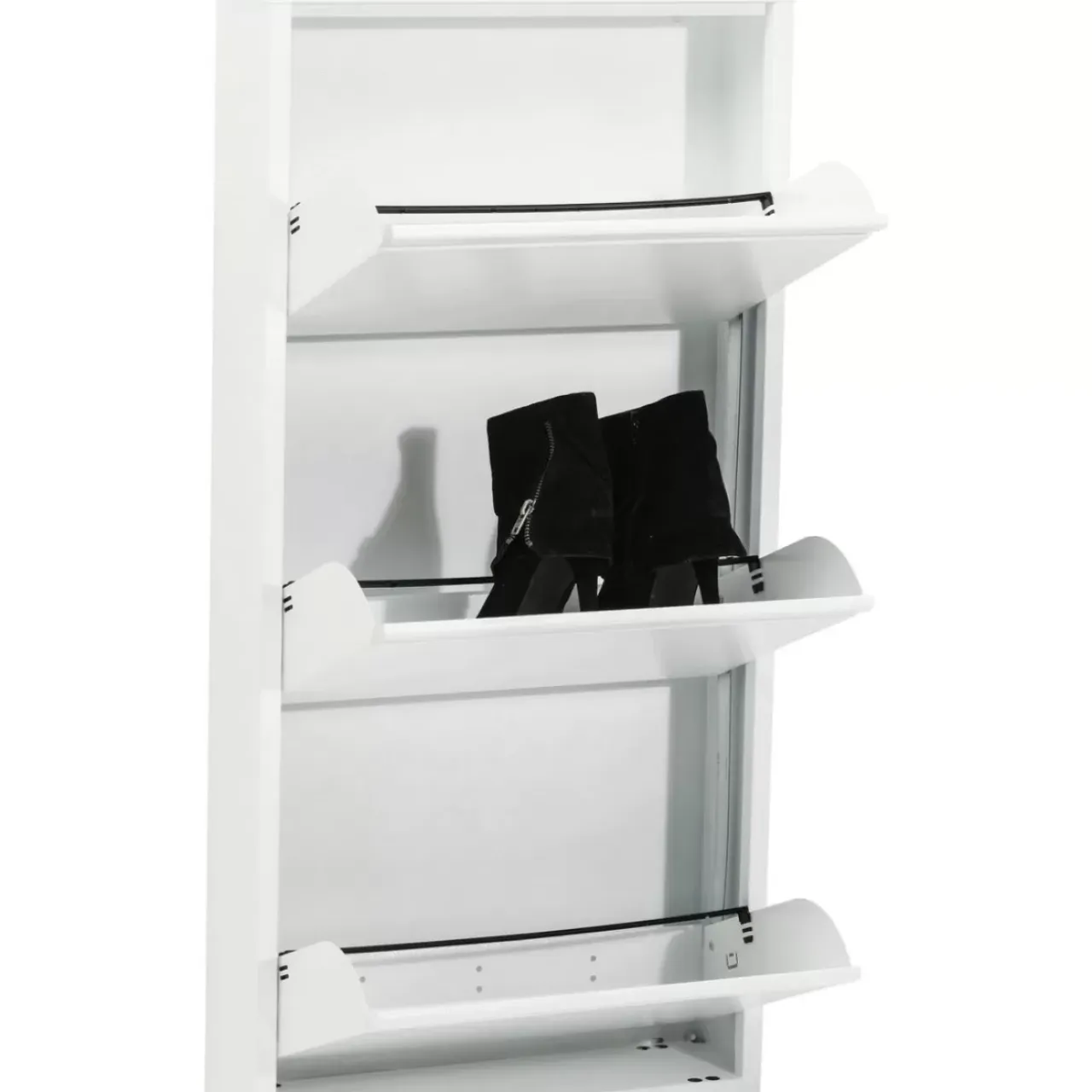 Kleinmöbel & Sonstiges-KARE Design Schuhkipper Caruso 3-Er Weiss