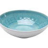 Geschirr & Tischaccessoires-KARE Design Schussel Sicilia Blau O18