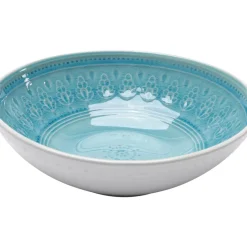 Geschirr & Tischaccessoires-KARE Design Schussel Sicilia Blau O18