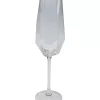 Geschirr & Tischaccessoires-KARE Design Sektglas Diamond Gold Rim