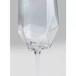 Geschirr & Tischaccessoires-KARE Design Sektglas Diamond Gold Rim