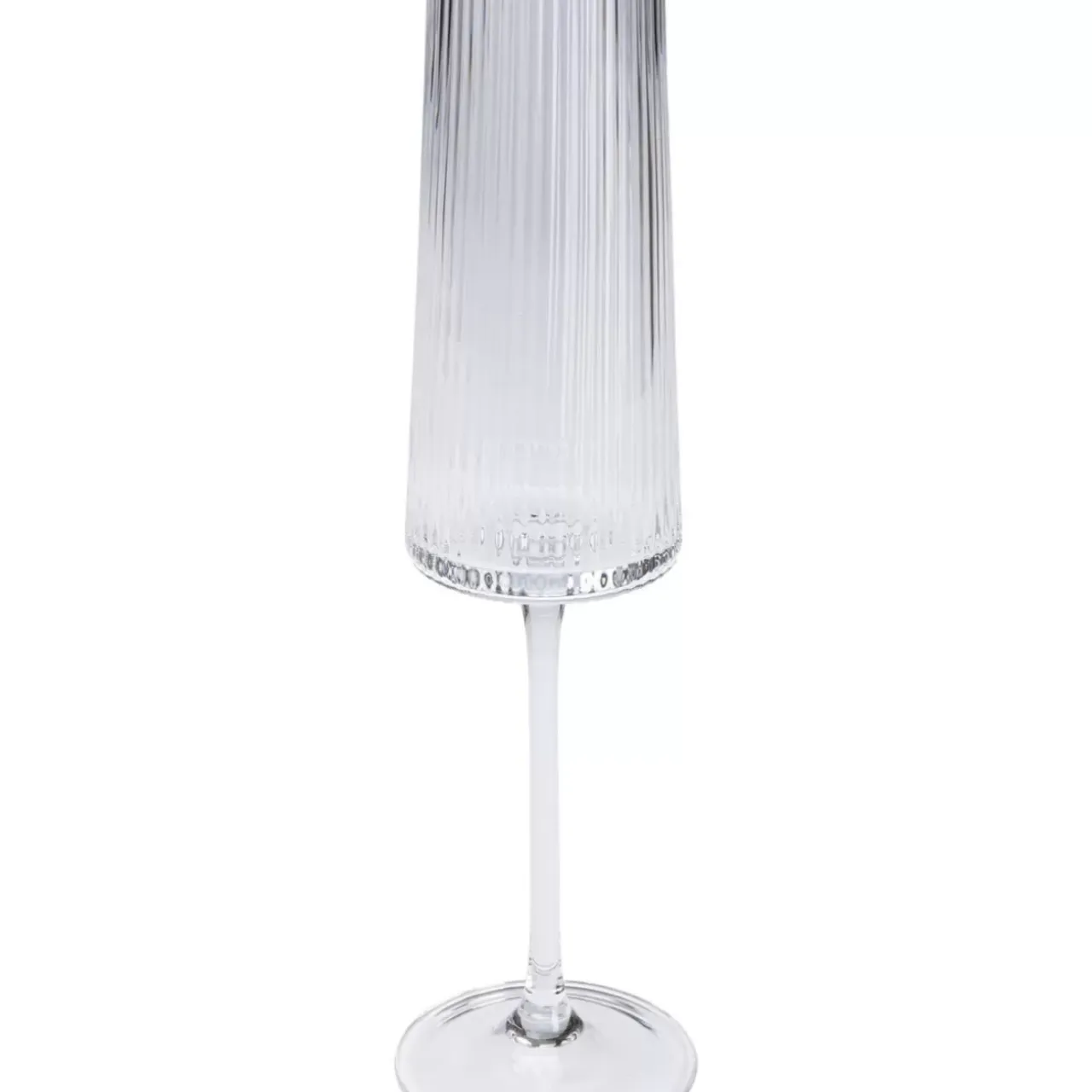 Geschirr & Tischaccessoires-KARE Design Sektglas Riffle